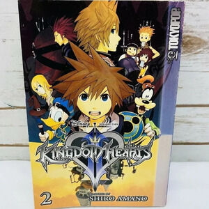 Kingdom Hearts II Volume 2 Manga Shiro Amano Tokyopop Disney Graphic Novel